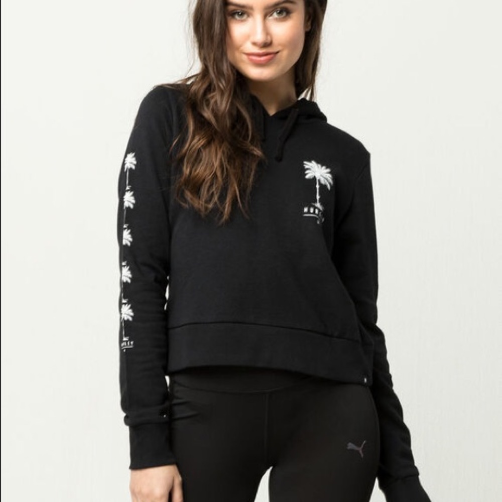 women’s black hurley hoodie